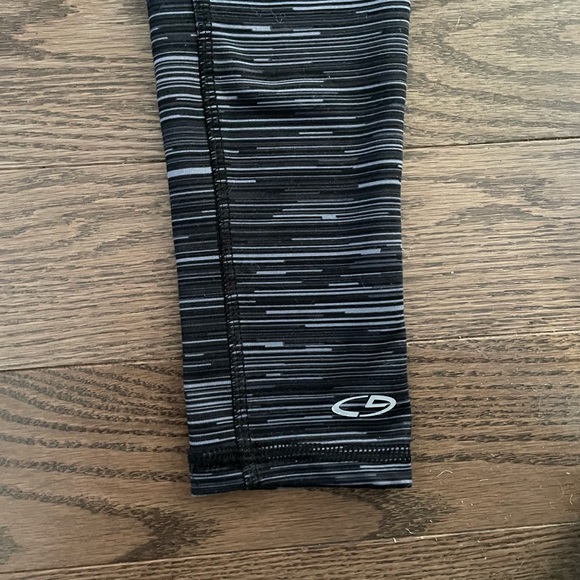 Champion Duo Dry Leggings - Athletic Pants - Grey Black Mix - Picture 4 of 8